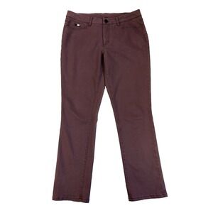 Conrad C Collection Women's 8 Mauve Straight Leg Pants‎ Spring Colorful BOHO